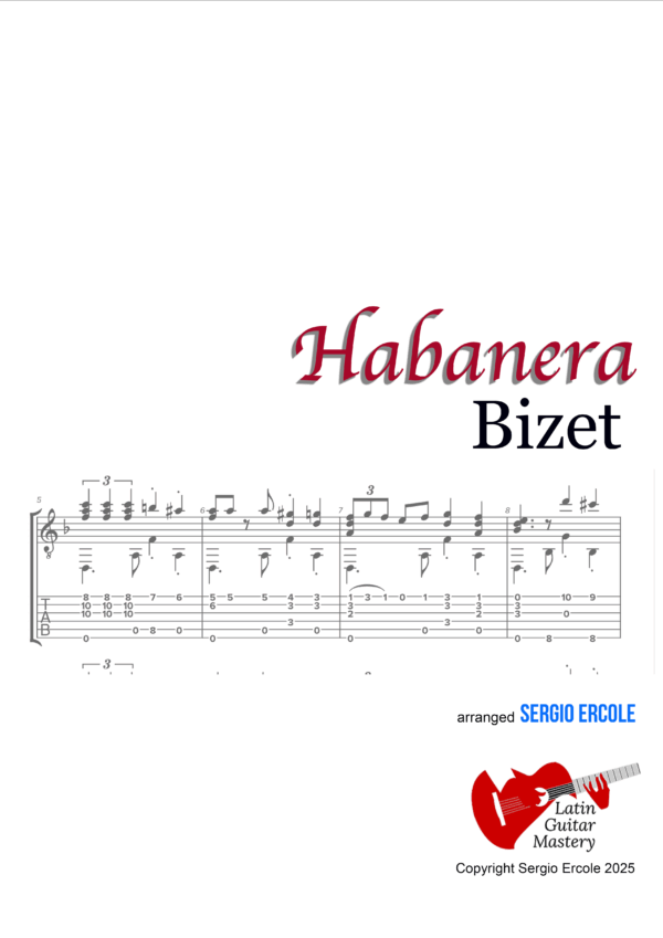 Habanera (Bizet) for Guitar