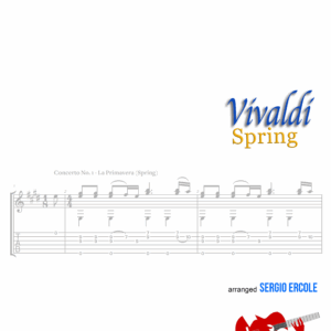 Spring - La Primavera by Vivaldi - Guitar Arrangement