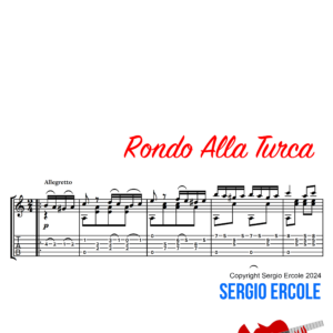 Rondo Alla Turca (Mozart) arr. SERGIO ERCOLE